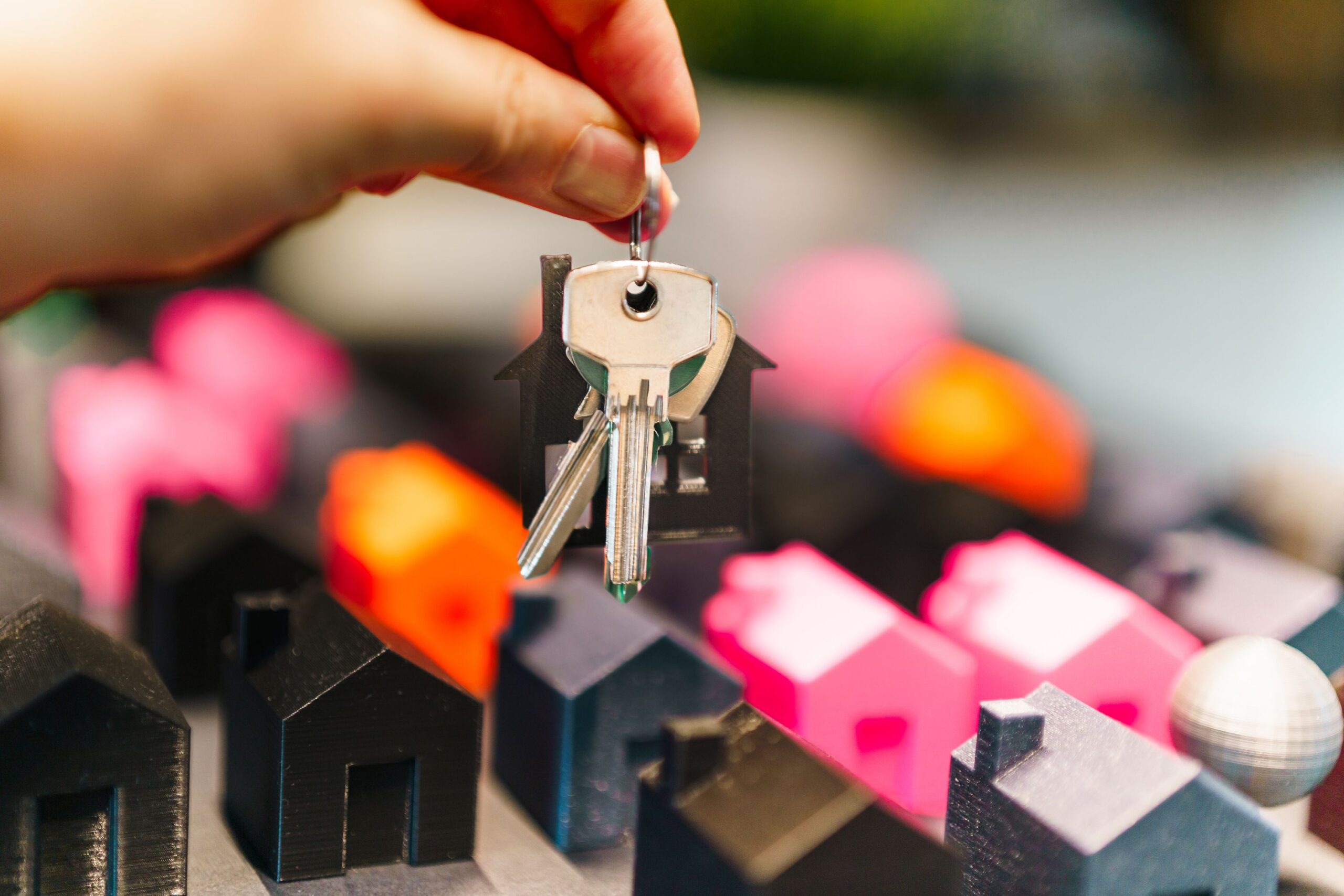 remise des clés lors d'un projet immobilier